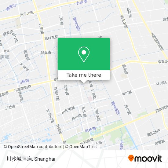 川沙城隍庙 map