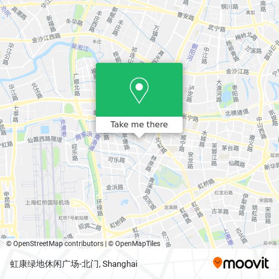 虹康绿地休闲广场-北门 map