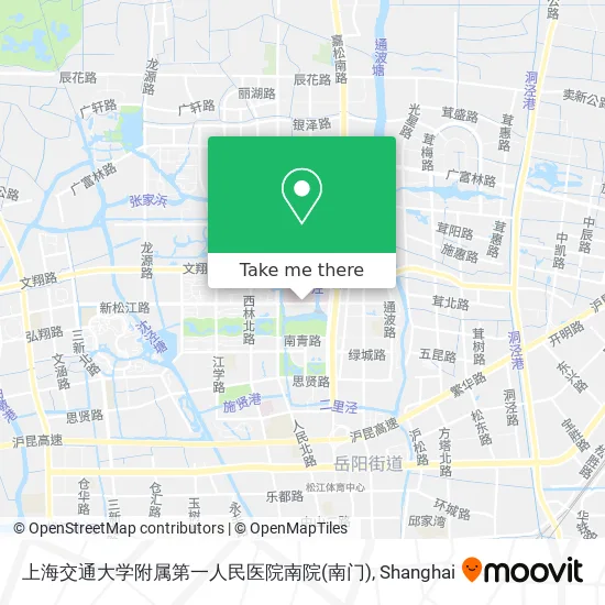 上海交通大学附属第一人民医院南院(南门) map