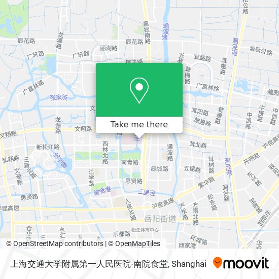 上海交通大学附属第一人民医院-南院食堂 map
