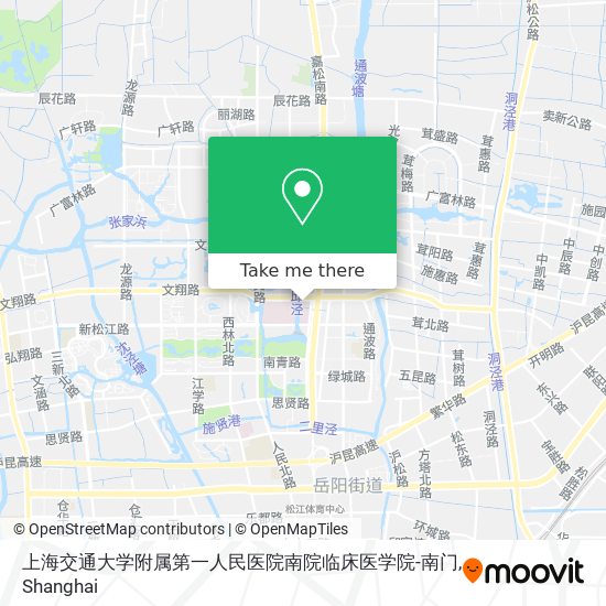 上海交通大学附属第一人民医院南院临床医学院-南门 map