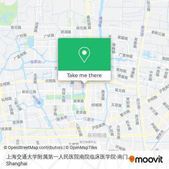 上海交通大学附属第一人民医院南院临床医学院-南门 map