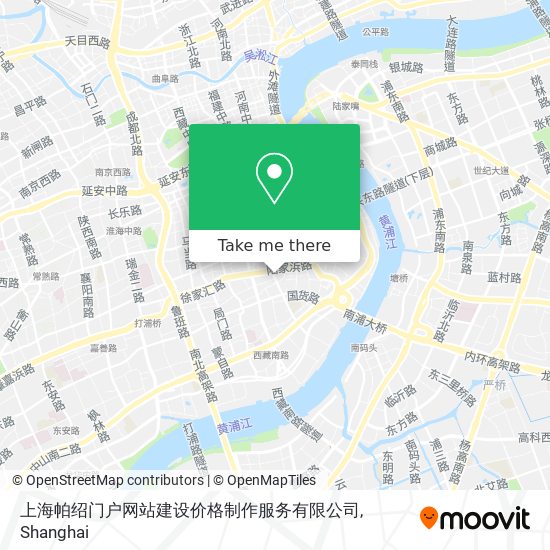 上海帕绍门户网站建设价格制作服务有限公司 map