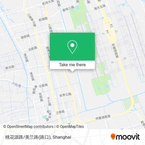 桃花源路/美兰路(路口) map