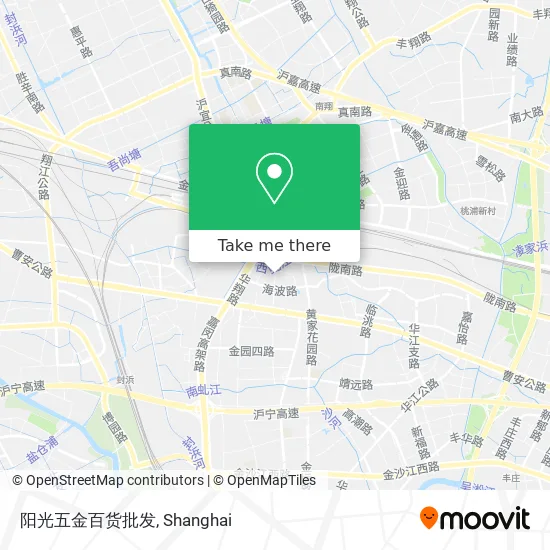 阳光五金百货批发 map