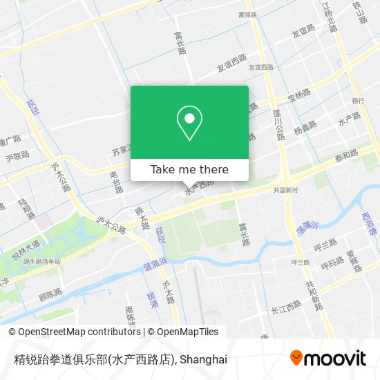精锐跆拳道俱乐部(水产西路店) map