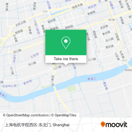 上海电机学院西区-东北门 map