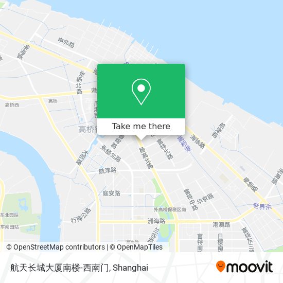 航天长城大厦南楼-西南门 map