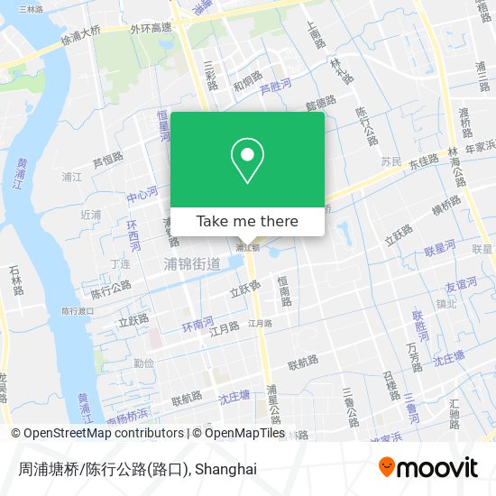 周浦塘桥/陈行公路(路口) map