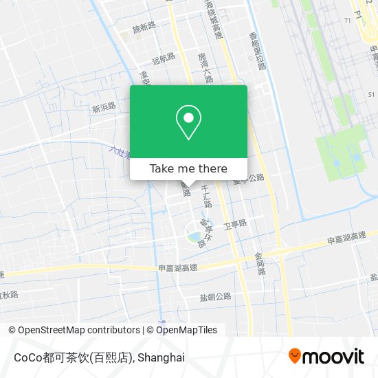 CoCo都可茶饮(百熙店) map