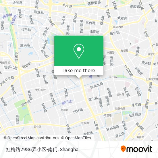虹梅路2986弄小区-南门 map