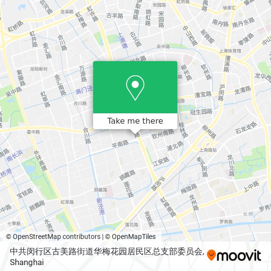 中共闵行区古美路街道华梅花园居民区总支部委员会 map