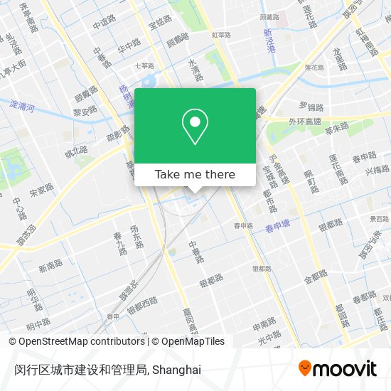 闵行区城市建设和管理局 map