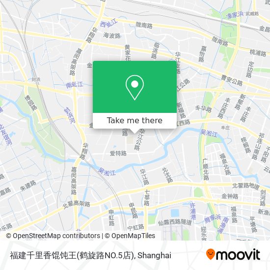 福建千里香馄饨王(鹤旋路NO.5店) map