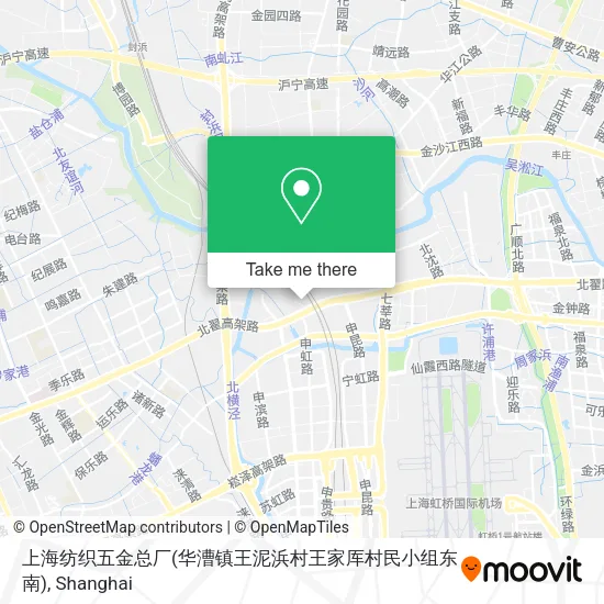 上海纺织五金总厂(华漕镇王泥浜村王家厍村民小组东南) map