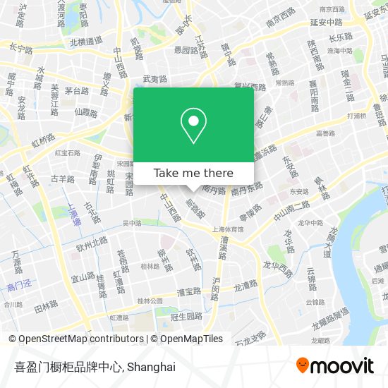 喜盈门橱柜品牌中心 map