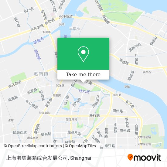 上海港集装箱综合发展公司 map