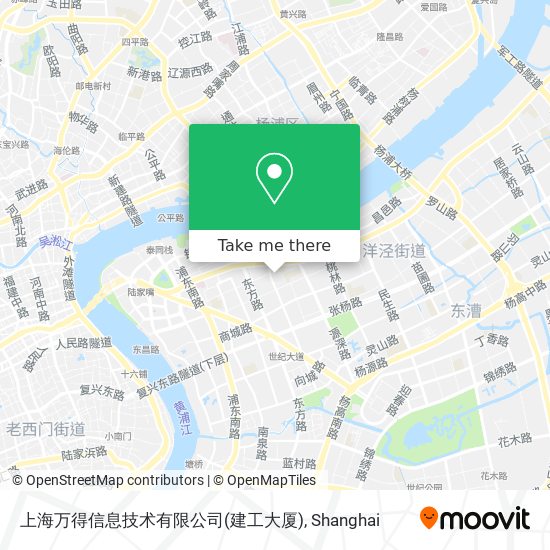 上海万得信息技术有限公司(建工大厦) map