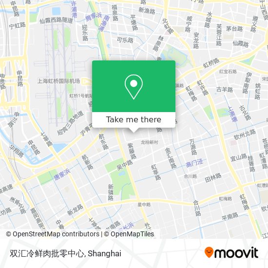 双汇冷鲜肉批零中心 map