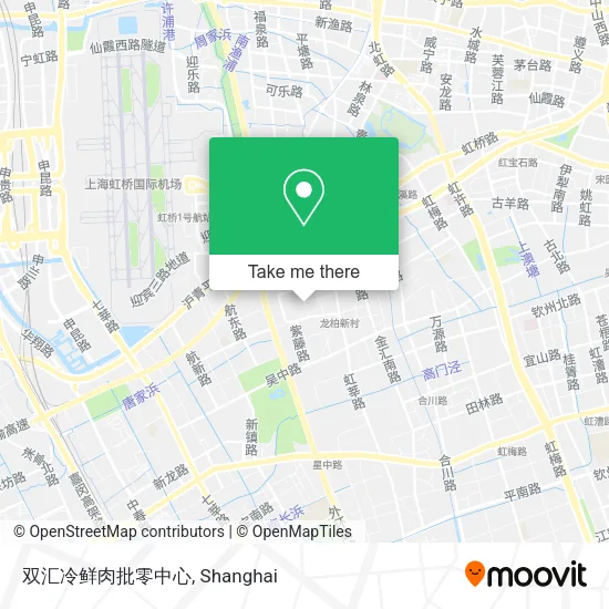 双汇冷鲜肉批零中心 map
