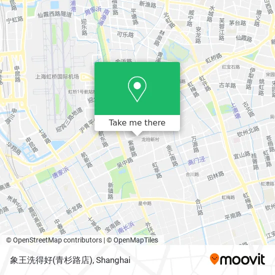 象王洗得好(青杉路店) map