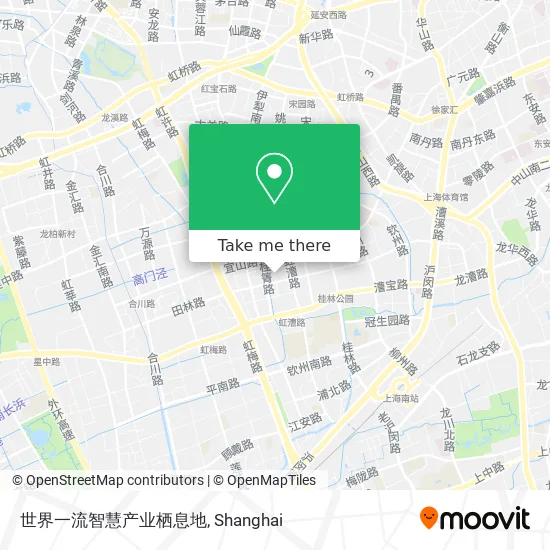 世界一流智慧产业栖息地 map