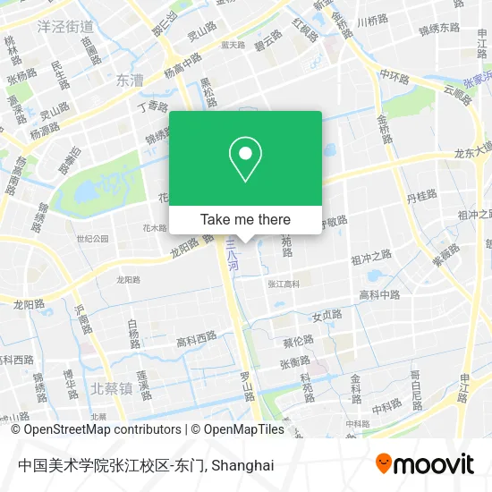 中国美术学院张江校区-东门 map