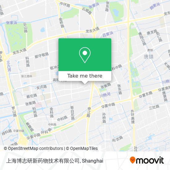 上海博志研新药物技术有限公司 map