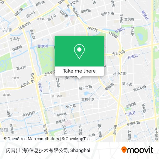 闪雷(上海)信息技术有限公司 map