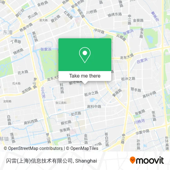 闪雷(上海)信息技术有限公司 map