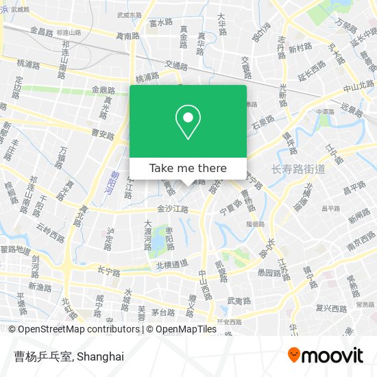 曹杨乒乓室 map