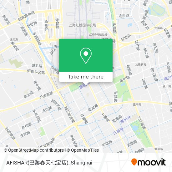 AFISHAR(巴黎春天七宝店) map