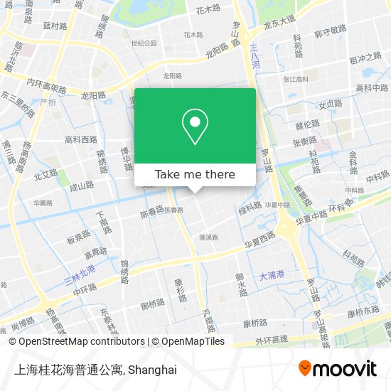 上海桂花海普通公寓 map