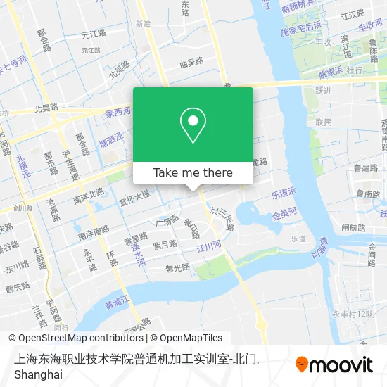 上海东海职业技术学院普通机加工实训室-北门 map
