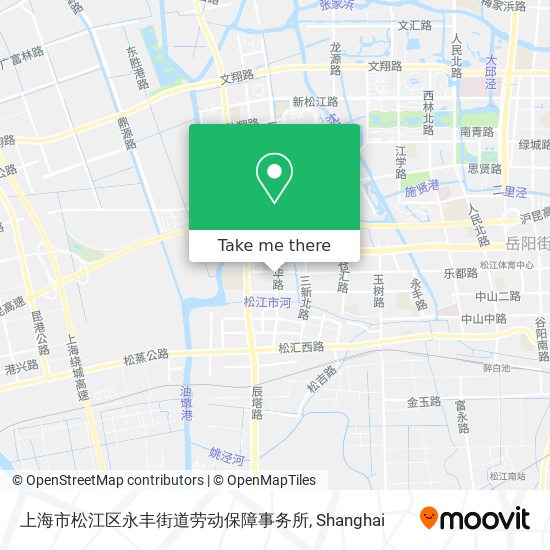 上海市松江区永丰街道劳动保障事务所 map