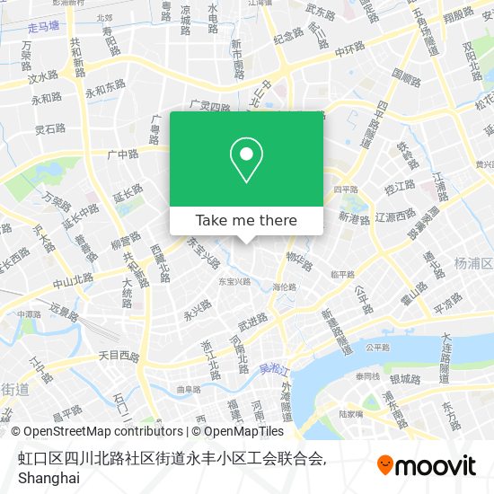 虹口区四川北路社区街道永丰小区工会联合会 map