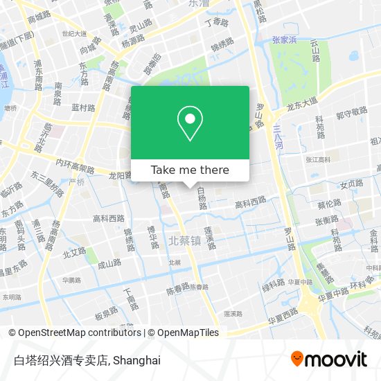 白塔绍兴酒专卖店 map