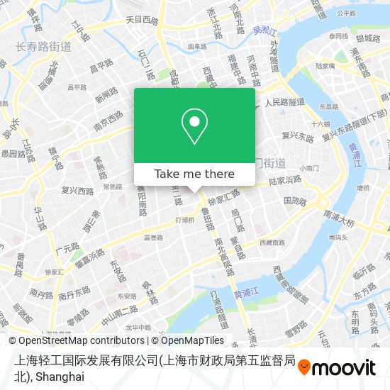 上海轻工国际发展有限公司(上海市财政局第五监督局北) map