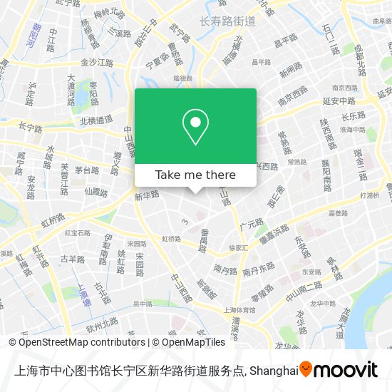 上海市中心图书馆长宁区新华路街道服务点 map