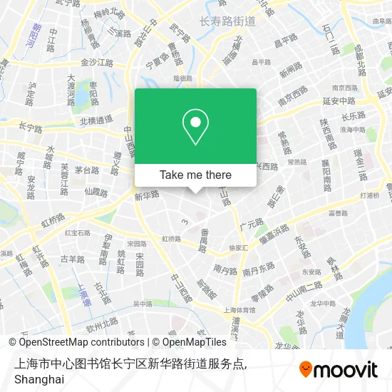 上海市中心图书馆长宁区新华路街道服务点 map