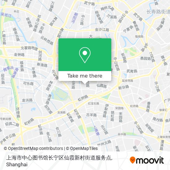 上海市中心图书馆长宁区仙霞新村街道服务点 map
