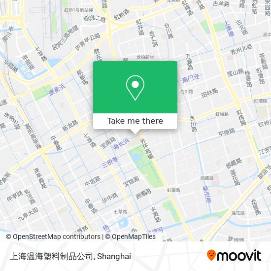 上海温海塑料制品公司 map