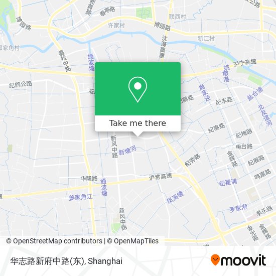华志路新府中路(东) map