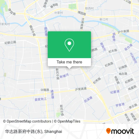 华志路新府中路(东) map