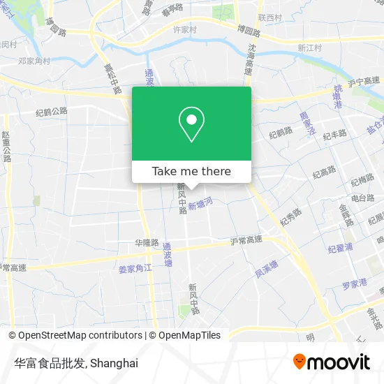 华富食品批发 map