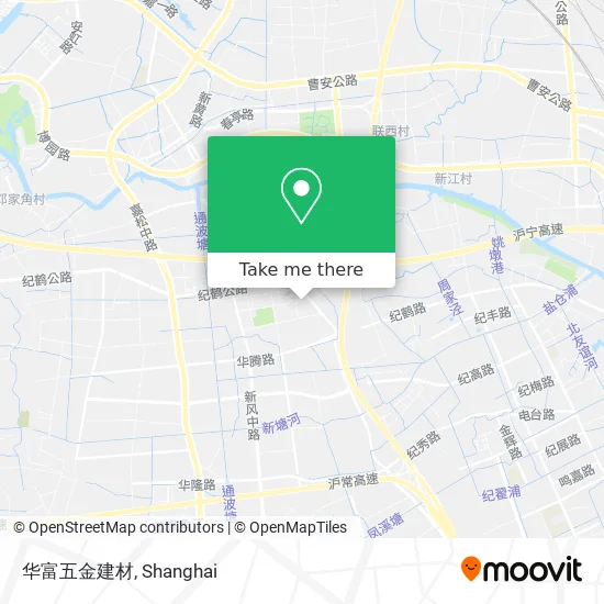华富五金建材 map