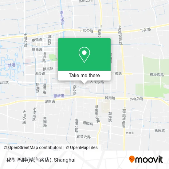 秘制鸭脖(靖海路店) map