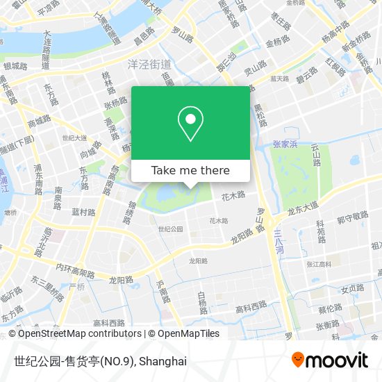 世纪公园-售货亭(NO.9) map