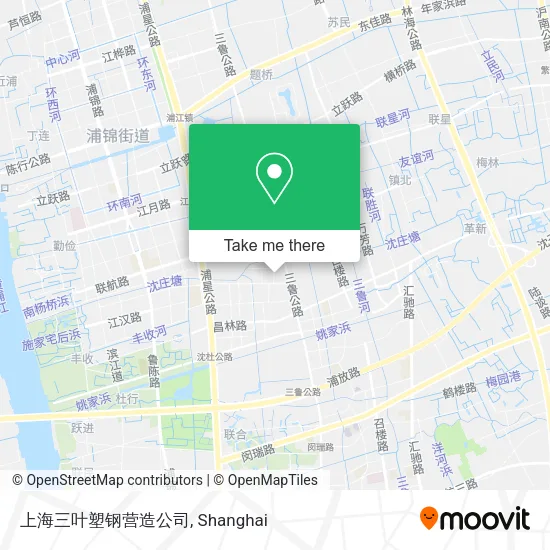上海三叶塑钢营造公司 map