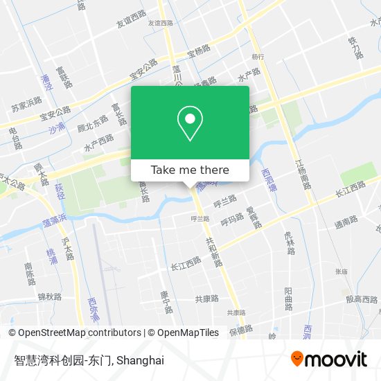 智慧湾科创园-东门 map